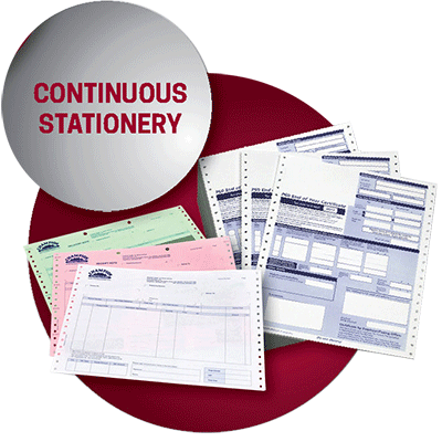 Continuous stationery